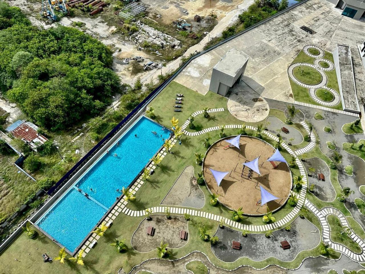 Ferienwohnung Jesselton Quay Sea & Pool View For 6 Pax Kota Kinabalu Exterior foto